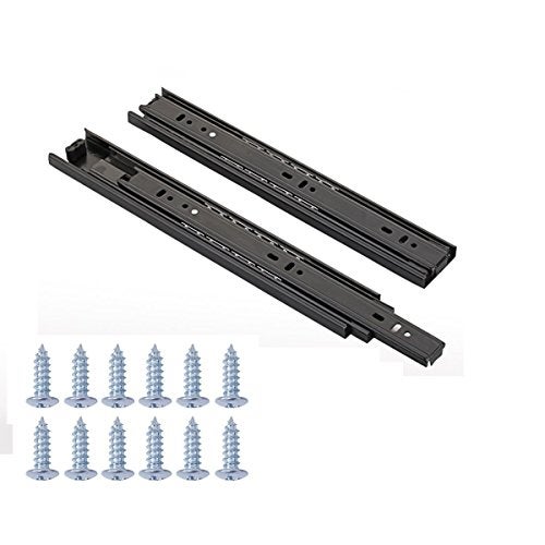Zengest Full Extension Less Noise Ball Bearing Drawer Slides, 12 Inches, 4-Pair - Image 1