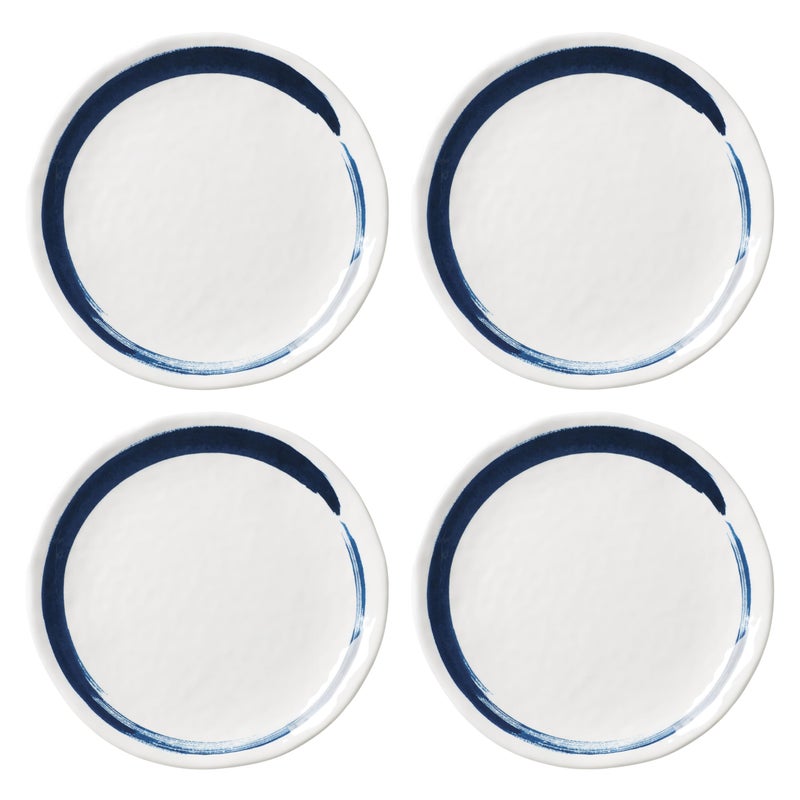 Lenox 895237 Blue Bay Melamine Dinner Plates Set of 4 Lightweight Melamine Material