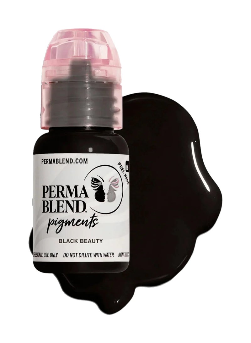 صبغات كحل الجمال الأسود 15 مل - صبغة مكياج شبه دائمة