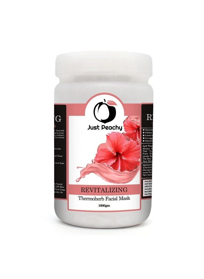 Just Peachy - Revitalizing Thermoherb Anti Ageing Powder Face Mask For Reducing Fine Lines & Wrinkles & Tightens The Skin 990Gm - Image 1