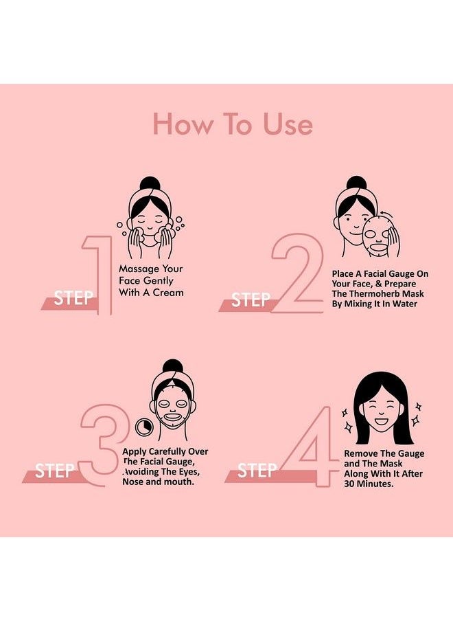 Just Peachy - Revitalizing Thermoherb Anti Ageing Powder Face Mask For Reducing Fine Lines & Wrinkles & Tightens The Skin 990Gm - Image 1