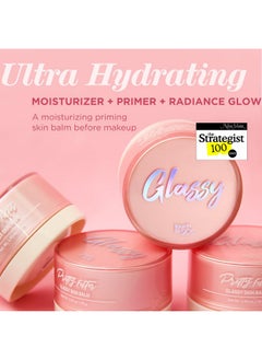 Touch in Sol Touch in Sol Pretty Filter Glassy Skin Balm Primer 2 Pack - Skin Smooth Moisturizing Primer before Makeup - Natural Glow Face Cream Moisturizer with Shea Butter and Rose Flower Water, 1.05 oz.  - Image 2