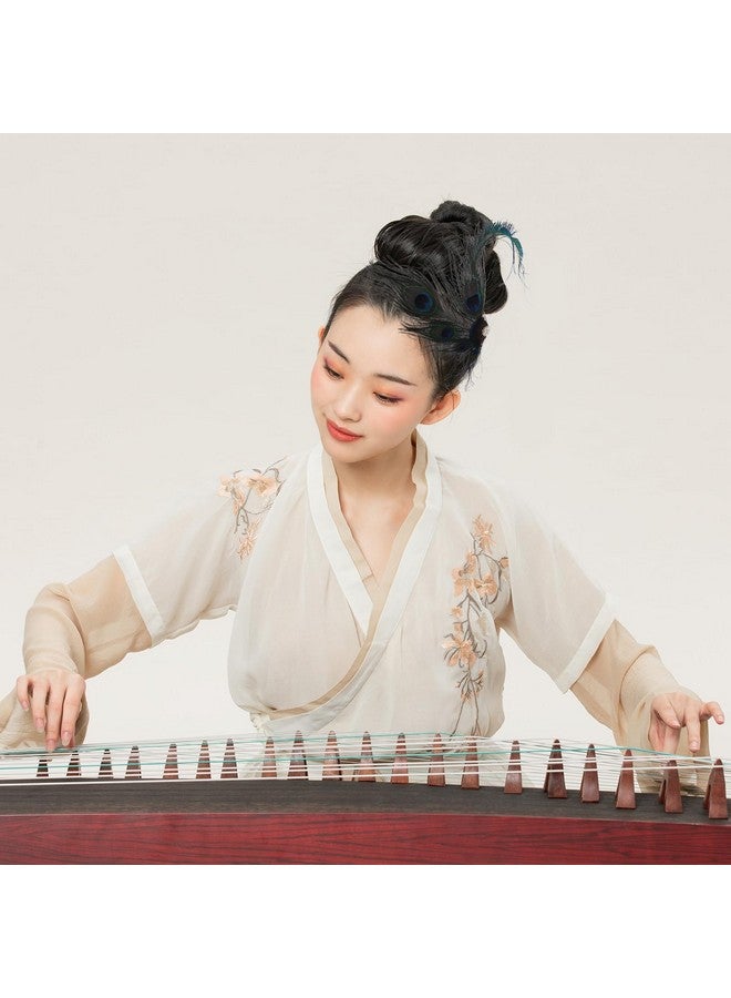 KALLORY Peacock Hair Clip Vintage Peacock Flapper Headpiece 1920S Cocktail Hair Clips For Women Girls Green - Image 4