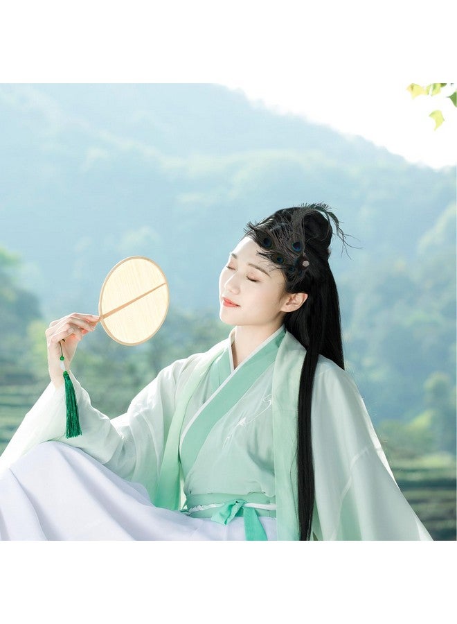 KALLORY Peacock Hair Clip Vintage Peacock Flapper Headpiece 1920S Cocktail Hair Clips For Women Girls Green - Image 5