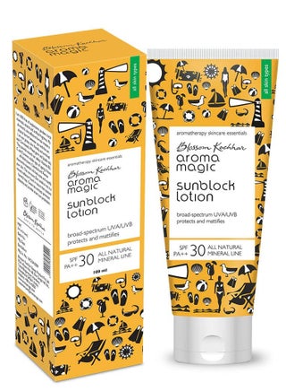 Aroma Magic Sunscreen Sun Block Lotion, SPF 30, 100ml - pzsku/Z588F58A8BC9140002A28Z/45/_/1740980317/6995c863-2967-4aef-a728-8dd52cefd9da
