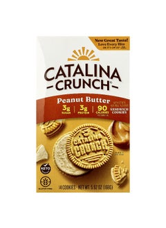CATALINA CRUNCH Catalina Crunch, Sandwich Cookies, Peanut Butter, 14 Cookies, 5.92 oz (168 g)  - Image 1