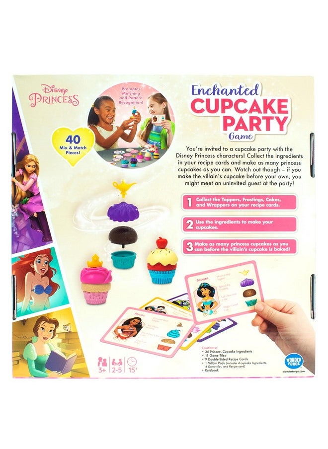 Wonder Forge Wonder Forge Disney Princess Enchanted Cupcake Party Game - Exciting Matching Game | Fun for Kids & Adults | Ideal for Disney Princesses Enthusiasts | Two Game Modes | Gaming Experience  - Image 5
