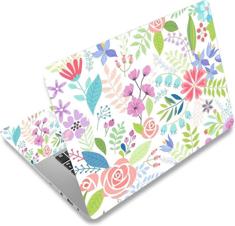 ARS Laptop Skin Sticker Decal for 12"–15.6" Laptops, Waterproof Vinyl Cover Protector for Notebook PC, Removable Decorative Laptop Sticker with Free 2 Wrist Pads, Universal Fit for MacBook, HP, Dell, Lenovo