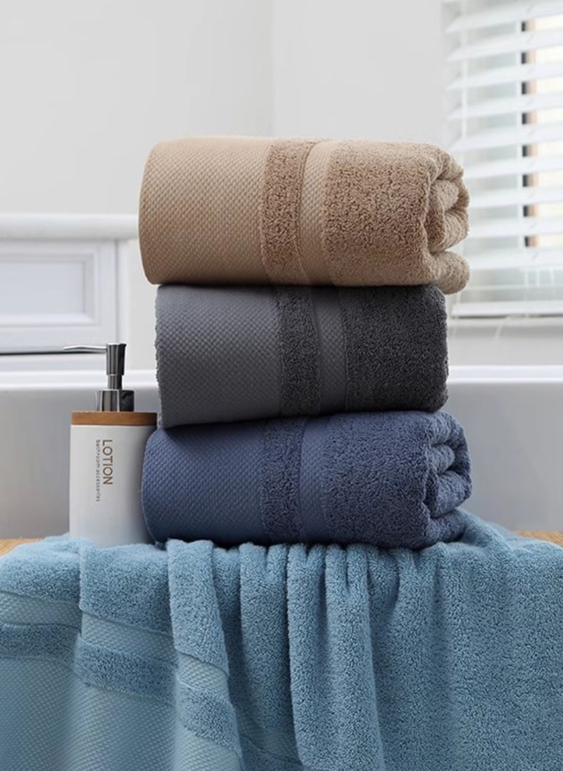 Sharpdo - 6-Piece Cotton Gift Towel and Bath Towel Set, 2 Hand Towels + 2 Towels + 2 Bath Towels, Soft and Skin-Friendly Cotton Towel - Image 1