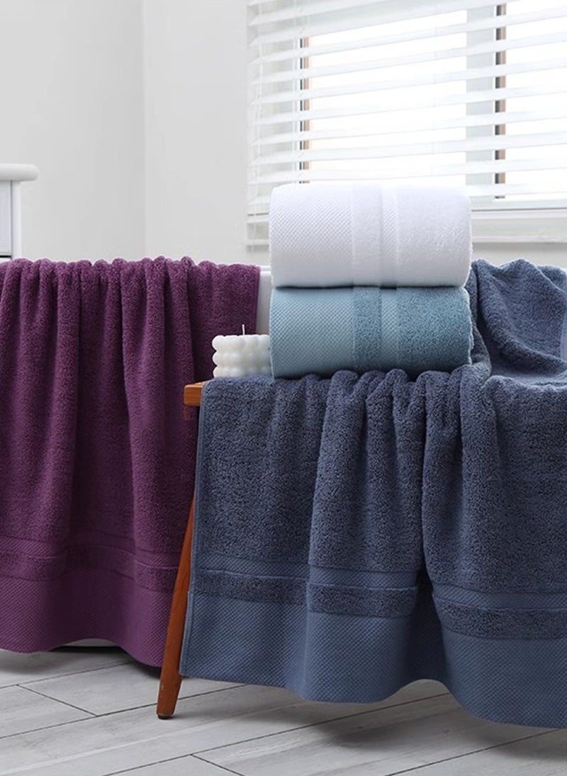 Sharpdo - 6-Piece Cotton Gift Towel and Bath Towel Set, 2 Hand Towels + 2 Towels + 2 Bath Towels, Soft and Skin-Friendly Cotton Towel - Image 1