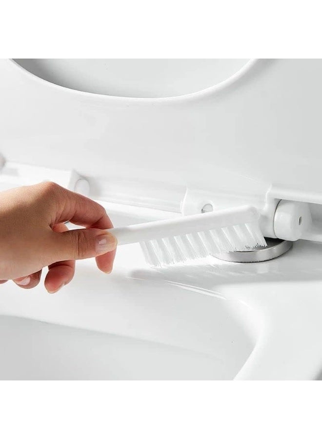 مجموعة فرشاة المرحاض الحديثة ذات الشعيرات السيليكونية وحامل الحائط - رأس ناعم مرن للتنظيف العميق، قاعدة سريعة الجفاف وجيدة التهوية، أداة تنظيف حمام موفرة للمساحة - تصميم غير قابل للخدش وصحي - Image 2