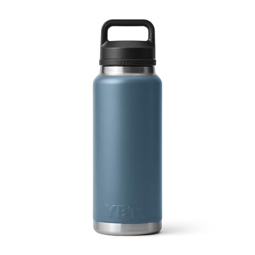 YETI Rambler 36 oz Bottle, Leakproof, Vacuum Insulated, Stainless Steel with Chug Cap, Nordic Blue - Image 5
