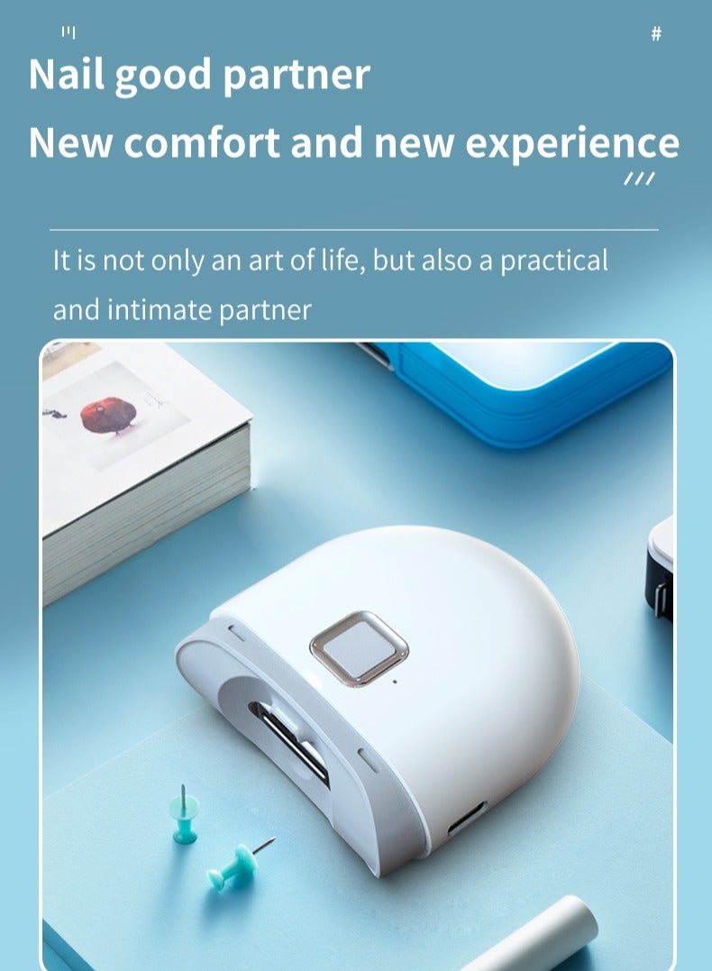 Rechargeable Electric Baby Nail TrimmerNail/Nail Cutter/Nail Clipper Gifts Nail Care Finger  Cutting  Nail Trimmer  Nail File Suitable for Adults Seniors Baby Kids  Women - Image 4