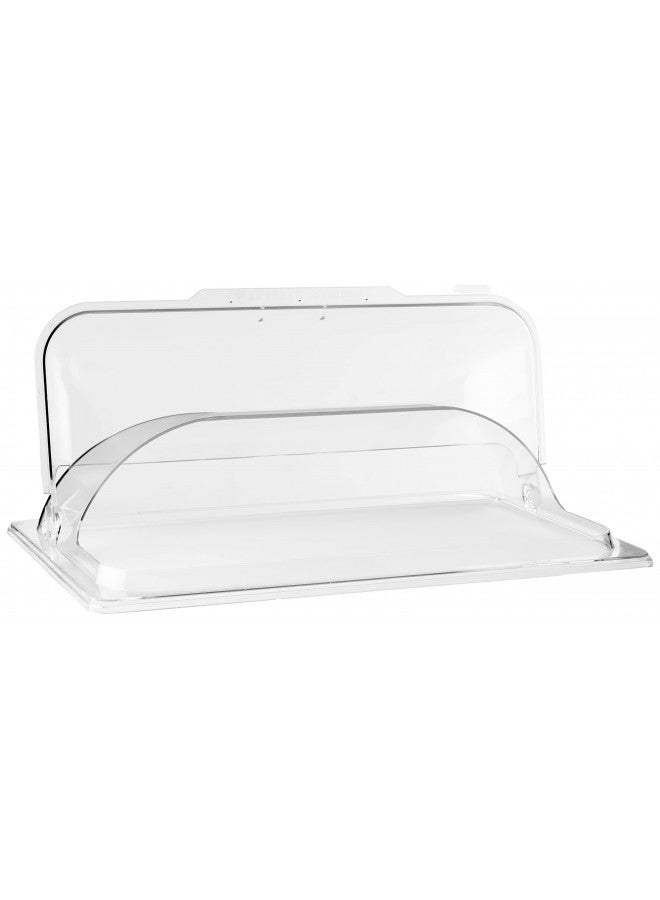 Winco Polycarbonate Dome Flip Cover, Full Size, Medium, Clear - Image 3