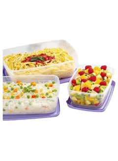 Lamsa Plast Lamsa plast Food container Set Of 3 - 1.8 Liter - Multi Color  - Image 1