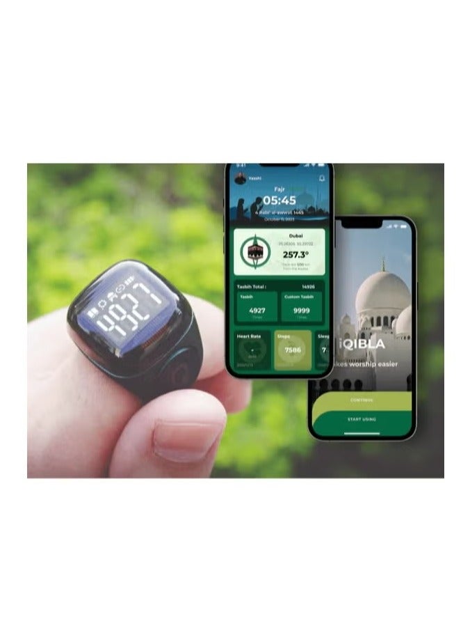 Smart Tasbih Zikr Ring Size 18 Water resistant - Image 4