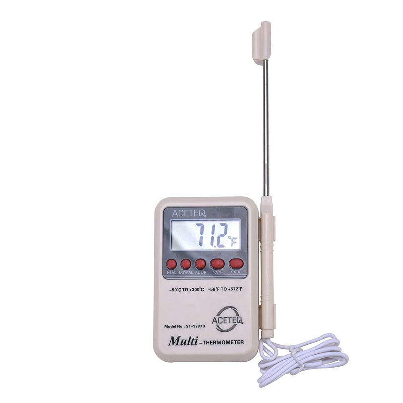Thermocare Plastic Digital Thermometer with External Sensing Probe and Portable LCD Digital, Accurate Fast Response (White) Multi | pack of 1 - Image 4