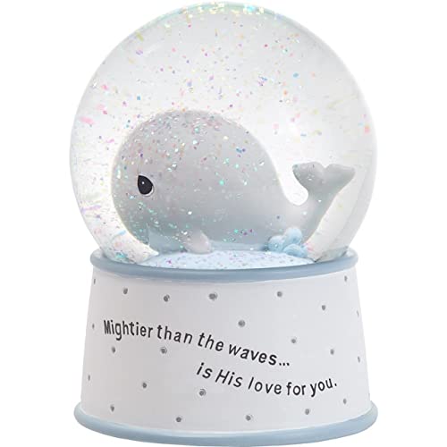 Precious Moments Precious Moments Mightier Than the Waves Brahms Lullaby Whale Musical ResinGlass Snow Globe One Size Multicolor 