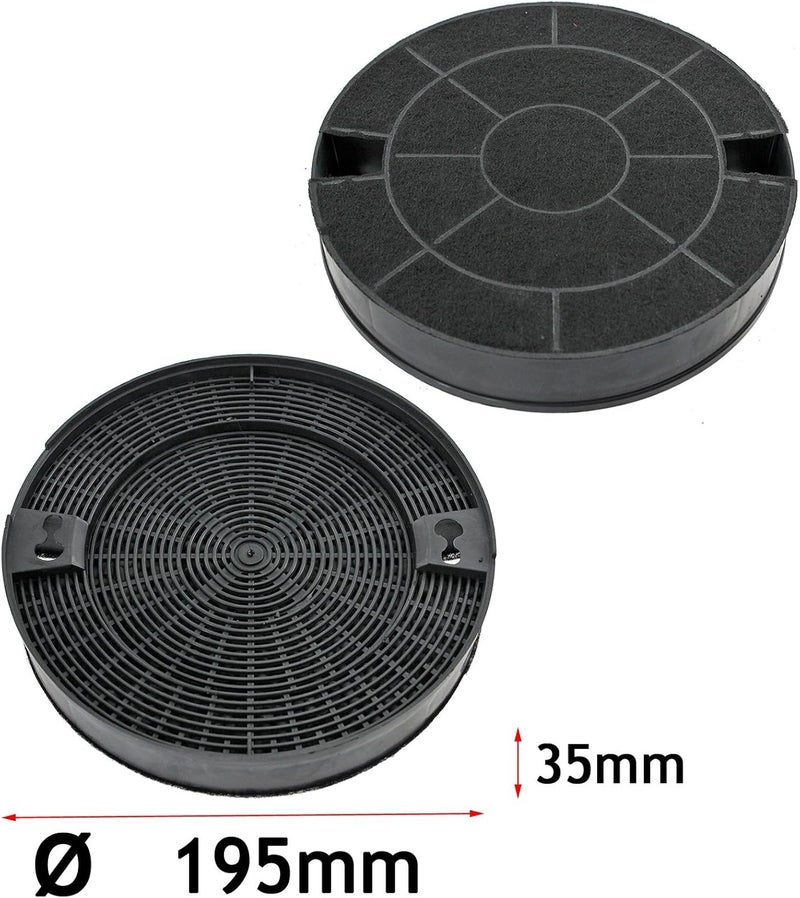 Spares2go Type DO29 Carbon Charcoal Filters for Hotpoint Cooker Hood Kitchen Vent Extractors (Pack of 2, Fits: H562(WH), H563LIX, HE92SX, HTN41 + more) - Image 2