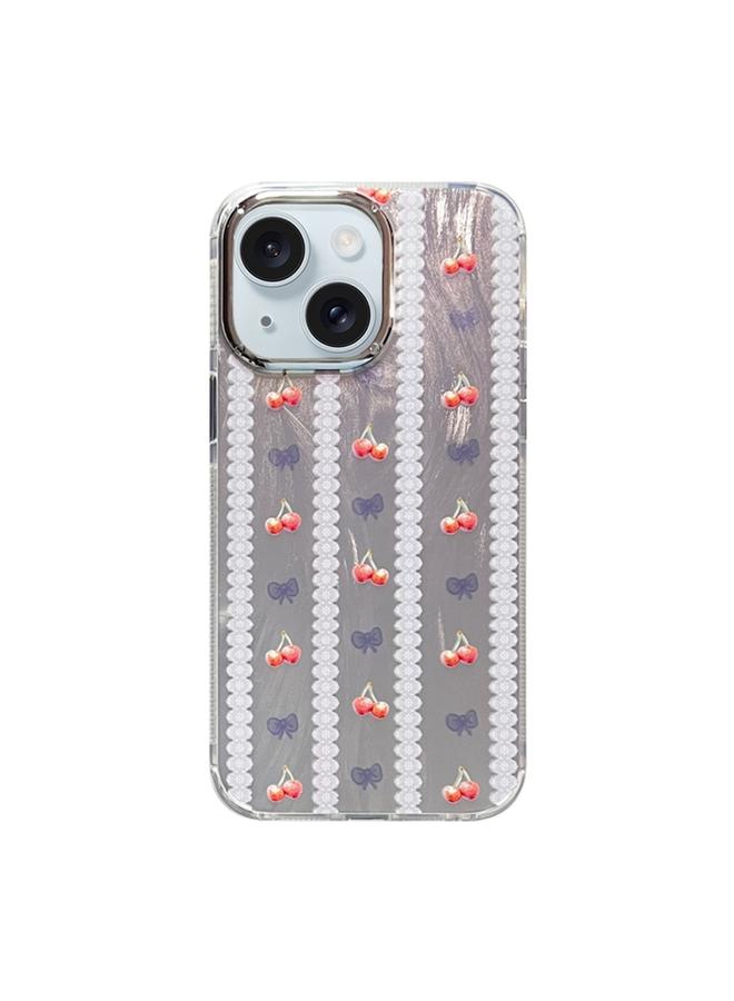 اس-توب جراب لهاتف iPhone 15 Cooling Flash Feather TPU + جراب هاتف PC - Image 1