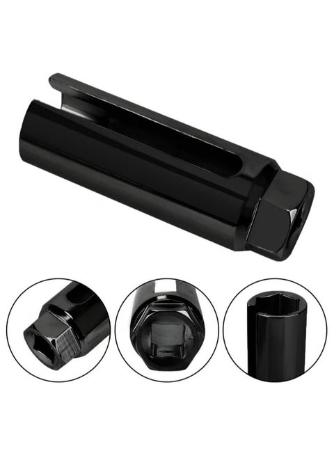 Oxygen Sensor Socket with Side Wire Cutout Drive 22mm fits All Vehicle O2 Removal and Installation Offset Oxygen Sensor Socket