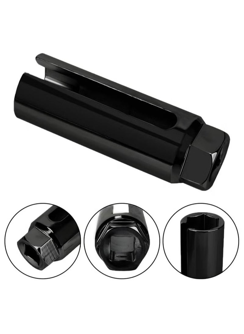 Oxygen Sensor Socket with Side Wire Cutout Drive 22mm fits All Vehicle O2 Removal and Installation Offset Oxygen Sensor Socket