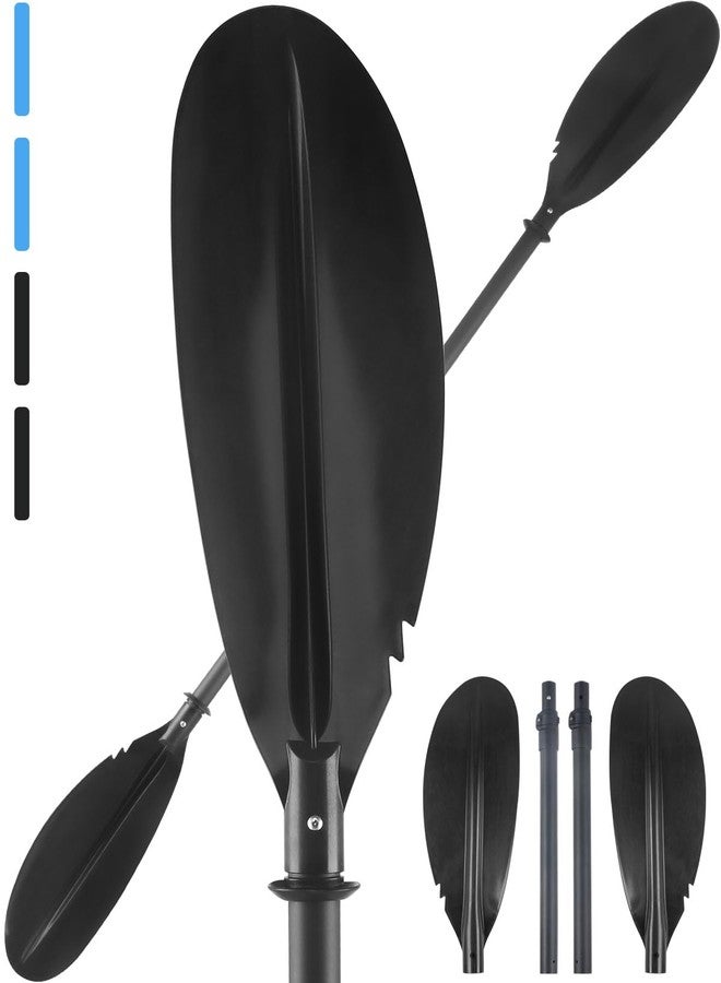UEGHNS Kayak Paddles with Paddle Leash, Telescoping Kayaking Oars Heavy Duty 70-97" Kayak Paddles for Adults Easy to Carry Comfortable Matte Black Feel Canoes Kayaks Small Boats Kayaking Boating Canoeing Oar - Image 1