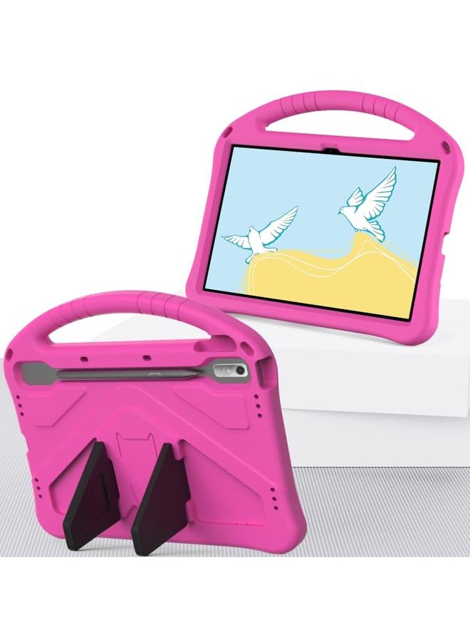 Green Tiger - Lenovo Tab P11 Pro 11.2 2023 TB 132FU TB 138FC P11 Pro11.5 2022 TB J706F 2021 TB J716 2022 EVA Shockproof Tablet Case with Holder Rose Red - Image 1