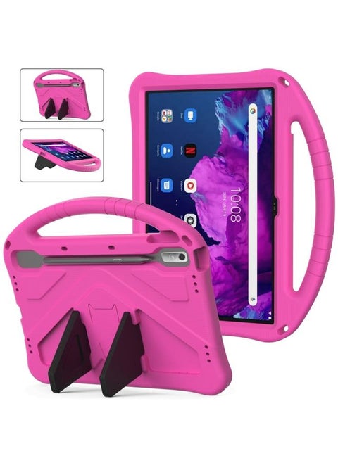 Lenovo Tab P11 Pro 11.2 2023 TB 132FU TB 138FC P11 Pro11.5 2022 TB J706F 2021 TB J716 2022 EVA Shockproof Tablet Case with Holder Rose Red