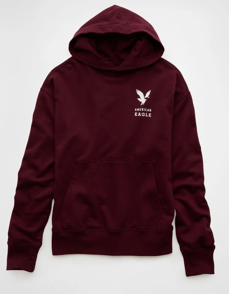 امريكان ايجل هودي مزين بطبعة