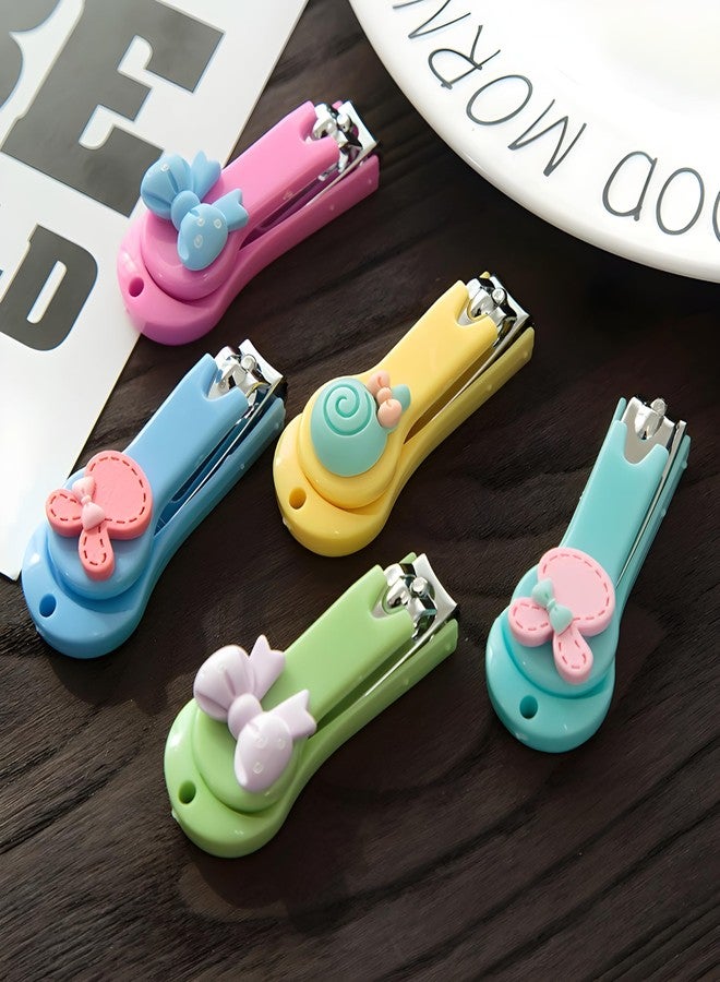 Radiance™ Safe & Gentle Kids Nail Cutter| Easy-to-Use Baby Nail Clipper for Tiny Fingers with Cover (Random Design, Pack of 1) - Image 5