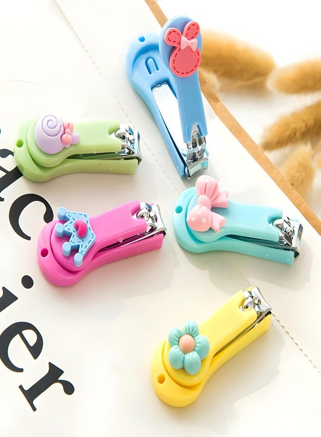 Radiance™ Safe & Gentle Kids Nail Cutter| Easy-to-Use Baby Nail Clipper for Tiny Fingers with Cover (Random Design, Pack of 1) - Image 4