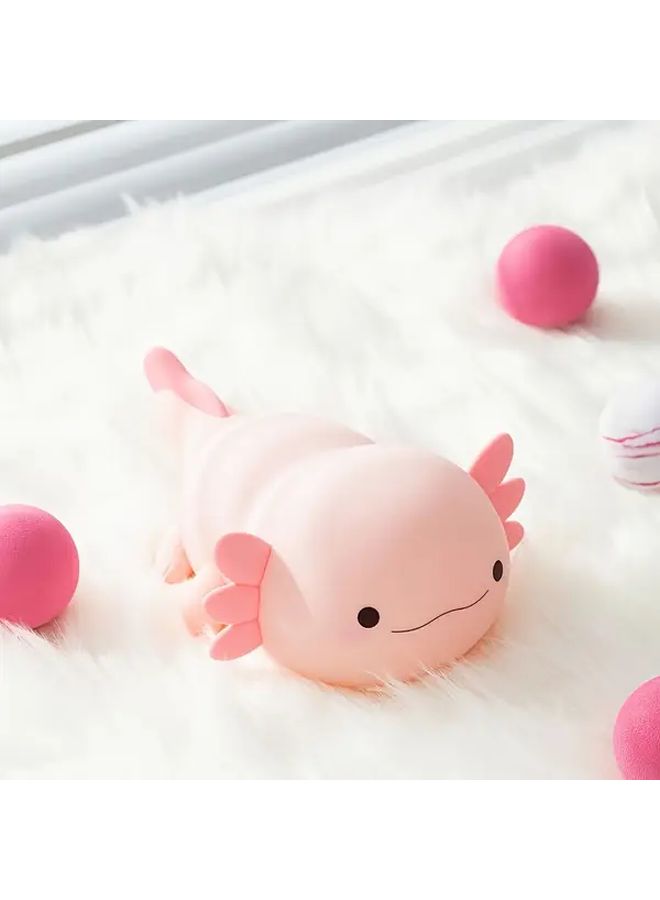 Axolotl Night Light USB Rechargeable Hexagonal Dinosaur Silicone Lamp Kids Room Decor Gift - Image 2