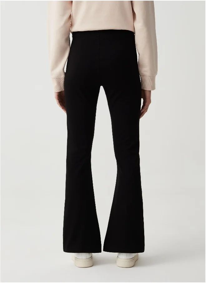 Ovs Flare-fit leggings in stretch cotton