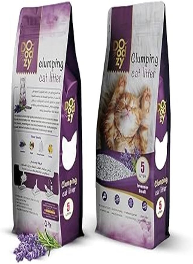 Doodzy Doodzy Clumping Cat Litter 5 L (Lavender) 