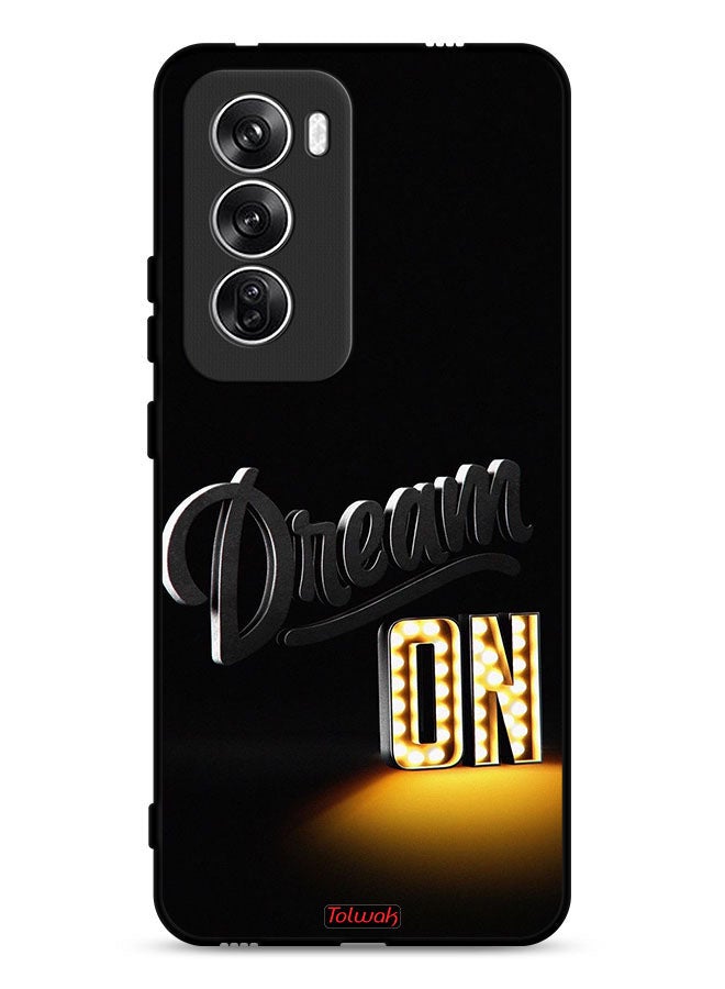 Tolwak Oppo Reno12 5G Protective Case Cover Dream On - Image 1