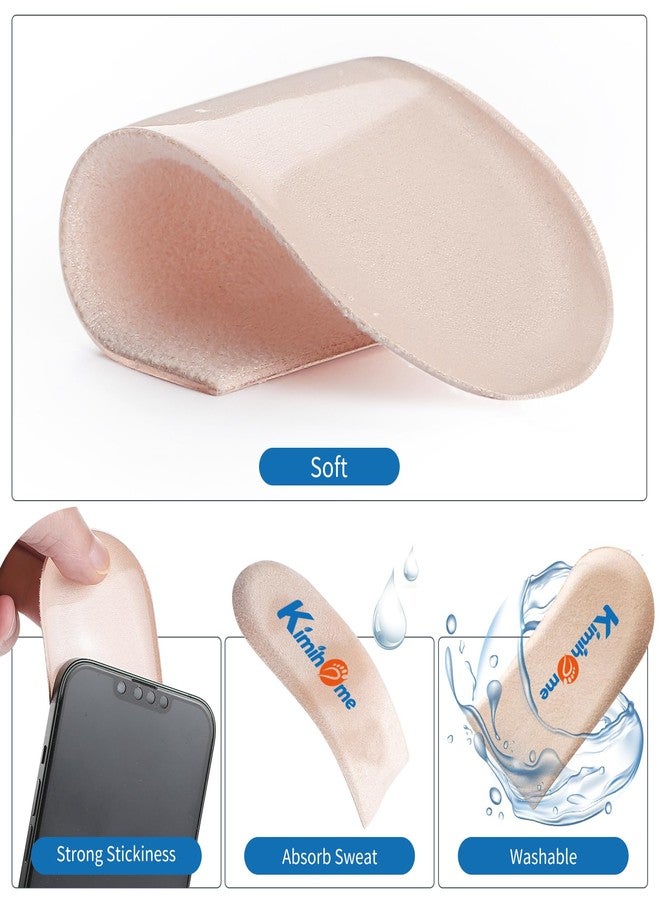 Kimihome حشوات رفع الكعب للنساء والرجال - وسادات جل قابلة للتعديل من كيميهوم لتخفيف آلام الكعب، وعدم تساوي طول الساقين، وزيادة الطول، ونعال داخلية لرفع الكعب (4 طبقات، مقاس كبير) - Image 2