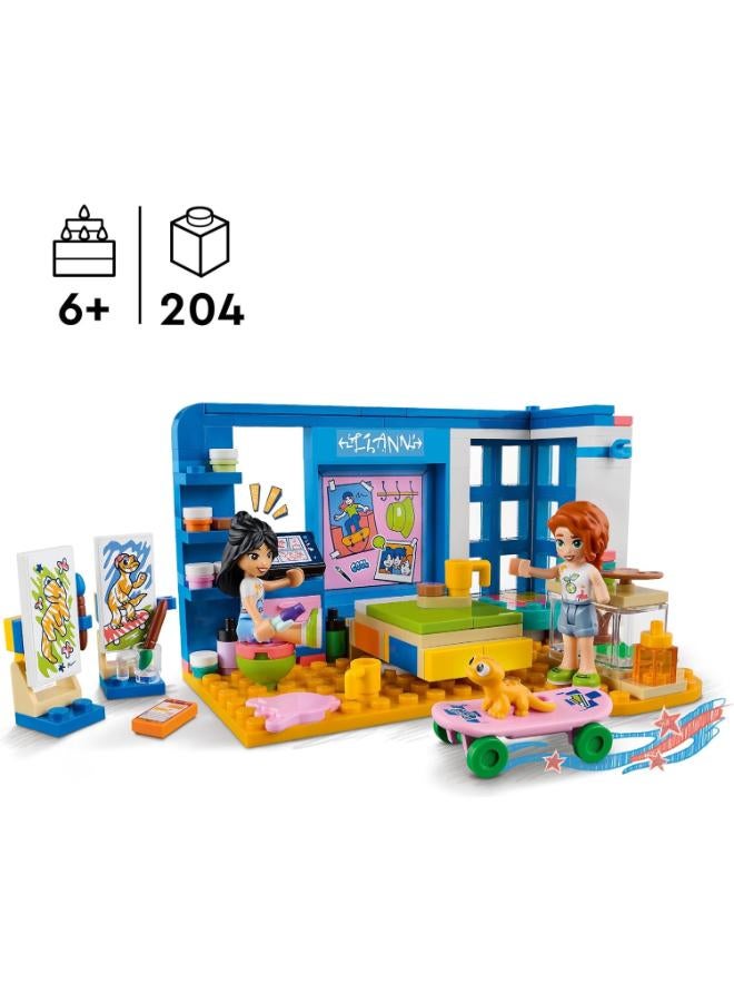 Lego Friends Liann's Room 41739, Art-Themed Bedroom Playset with Liann & Autumn Mini-Dolls, Collectible Toy for Girls and Boys 6 Plus Years Old - Image 1