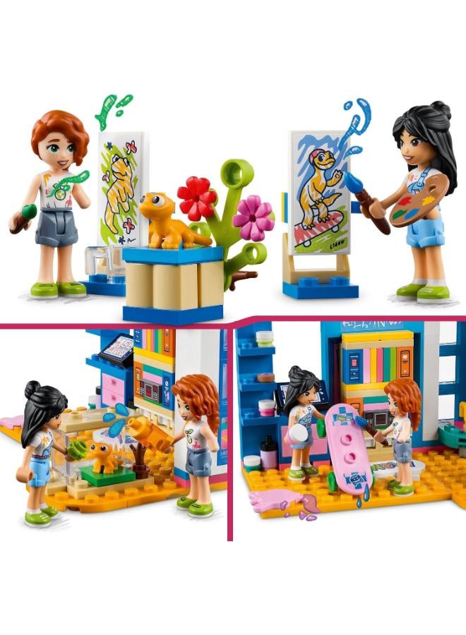 Lego Friends Liann's Room 41739, Art-Themed Bedroom Playset with Liann & Autumn Mini-Dolls, Collectible Toy for Girls and Boys 6 Plus Years Old - Image 5