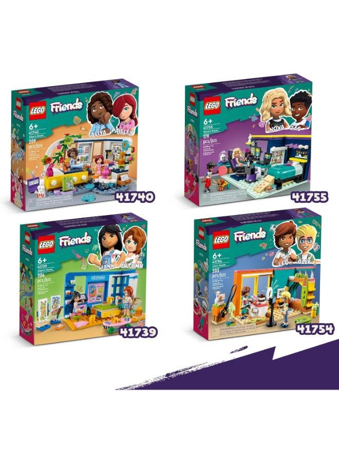 Lego Friends Liann's Room 41739, Art-Themed Bedroom Playset with Liann & Autumn Mini-Dolls, Collectible Toy for Girls and Boys 6 Plus Years Old - Image 3