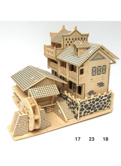 LELE BROTHER 3D Puzzle Wooden Assembly Simulation Building Model 