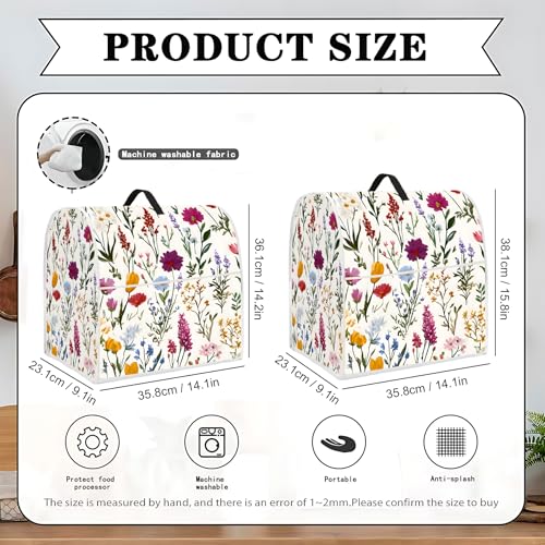 BVBOX Mixer Dust Cover for 68 Qt Stand Mixer Cloth Cover with 2 Storage Pockets for Stand Mixer Protective Covers Large for 68 Quart Mixer - Image 3