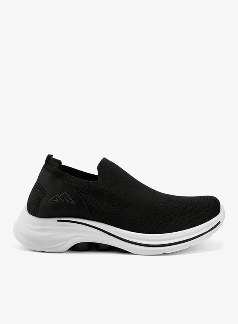Oaklan by Shoexpress Textured Slip-On Sports Shoes With Pull Tab