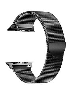 GENNEXT Stainless Steel Milanese Loop Band For Apple Watch Ultra / Watch Ultra 2 49mm Black  - Image 1