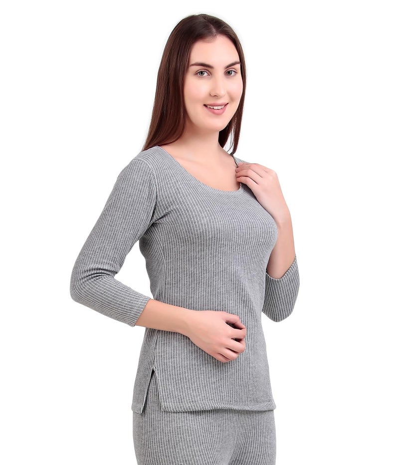 HAP Women's Thermal Top_Light Grey_Body Warmer_Size (X-Small) - Image 2