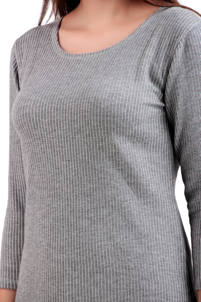 HAP Women's Thermal Top_Light Grey_Body Warmer_Size (X-Small) - Image 5