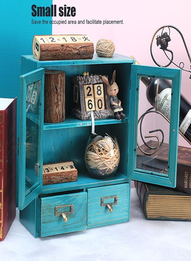 Restokki Desktop Organizer - Stylish Wood Storage Box for Home & Office - Convenient, Space-Saving Design - Ideal for Makeup, Documents, Stationery, and More.Desktop Drawers. - Image 3
