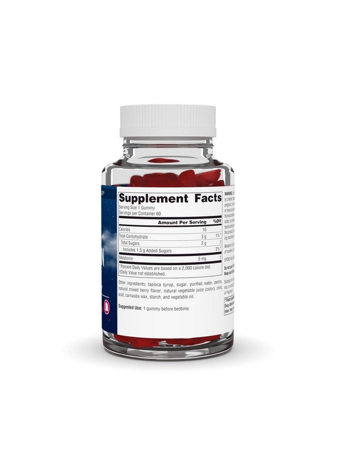 Source Naturals Sleep Science Melatonin Mixed Berry Flavored Gummies, Helps Promote Sleep*, 5 mg - 60 Gummies - Image 2