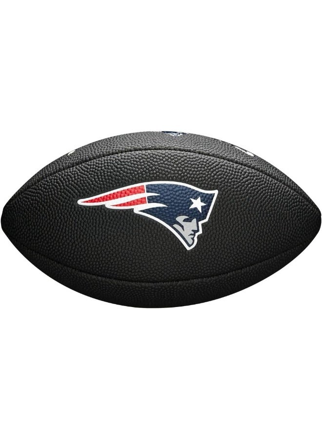 WILSON Sporting Goods NFL New England Patriots Team Logo Football , Black, Mini Size - Image 4