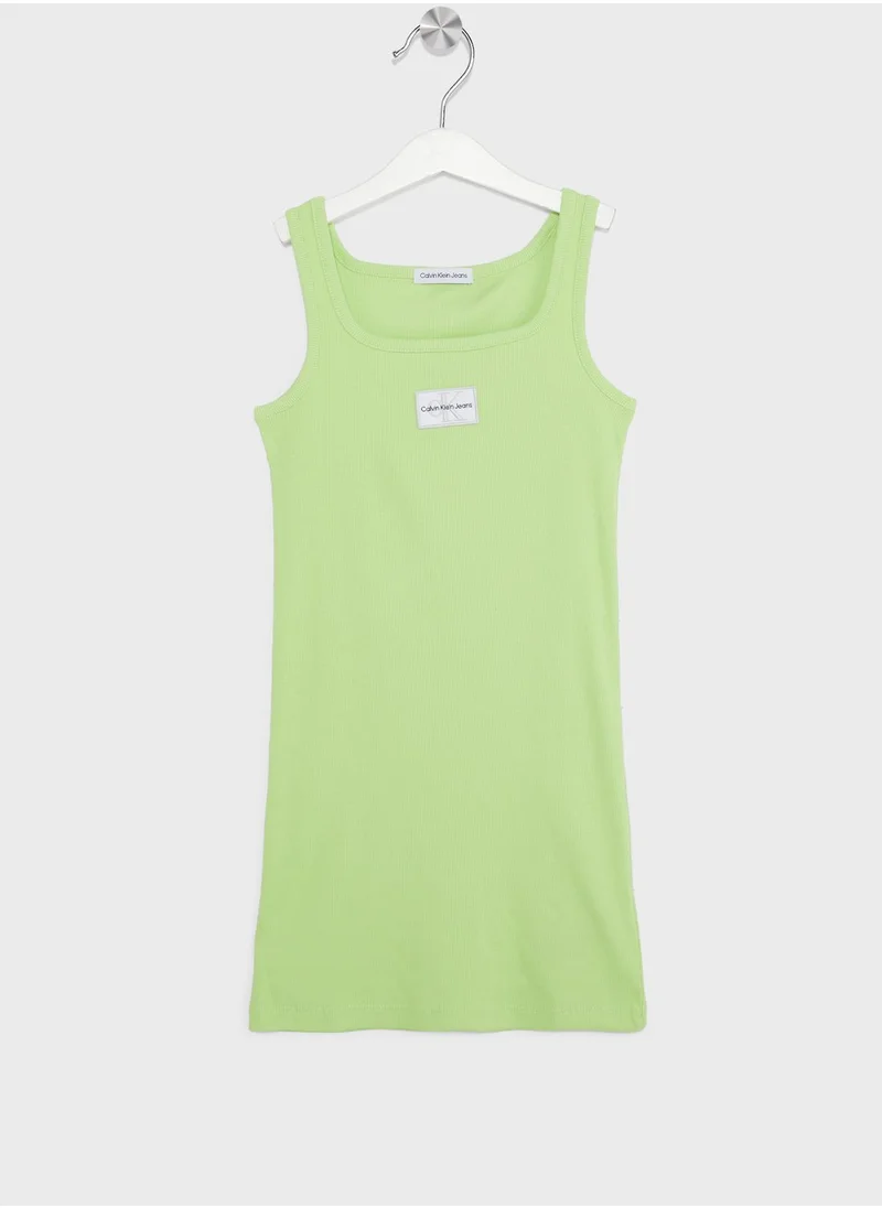 Calvin Klein Jeans Youth Logo Tank Dress